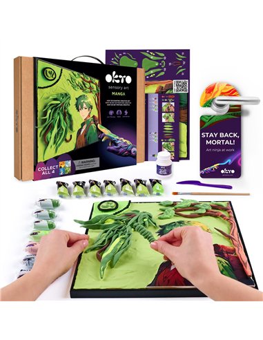 OKTO Art Sensoriel PEINTURE EN 3D: MANGA - TERRE 