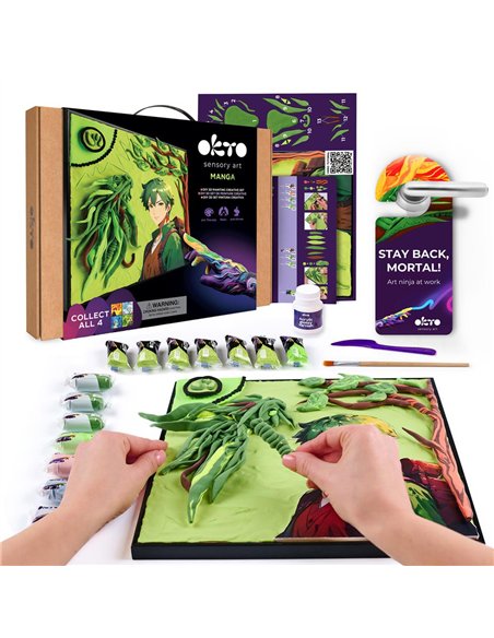 OKTO Art Sensoriel PEINTURE EN 3D: MANGA - TERRE 
