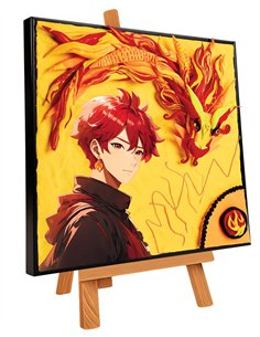 OKTO Art Sensoriel PEINTURE EN 3D: MANGA - FEU