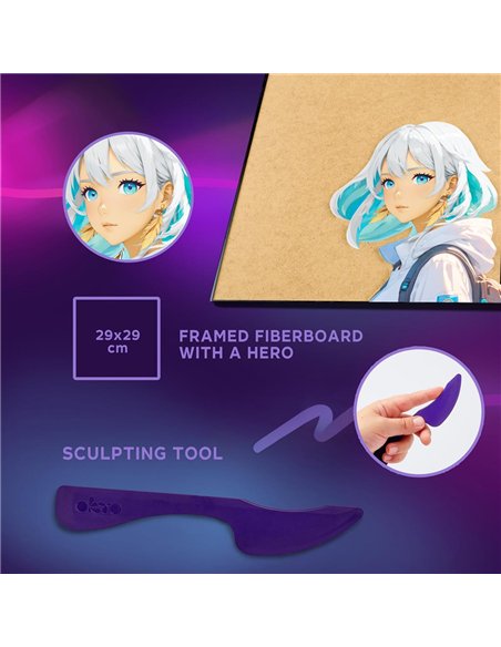 OKTO Art Sensoriel PEINTURE EN 3D: MANGA - AIR