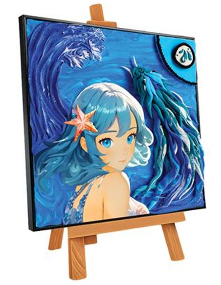 OKTO Art Sensoriel PEINTURE EN 3D: MANGA - EAU