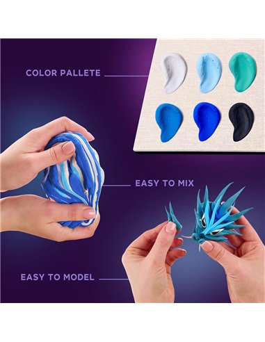 OKTO Art Sensoriel PEINTURE EN 3D: MANGA - EAU