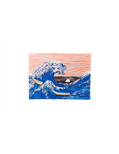 OKTO Art Sensoriel PEINTURE EN 3D: CHEF-D'OEUVRE - GROSSE VAGUE À KANAGAW Katsushika Hokusai
