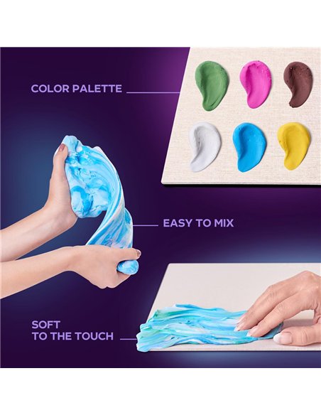 OKTO Art Sensoriel PEINTURE EN 3D: CHEF-D'OEUVRE - DES FLEURS EN HOLLANDE