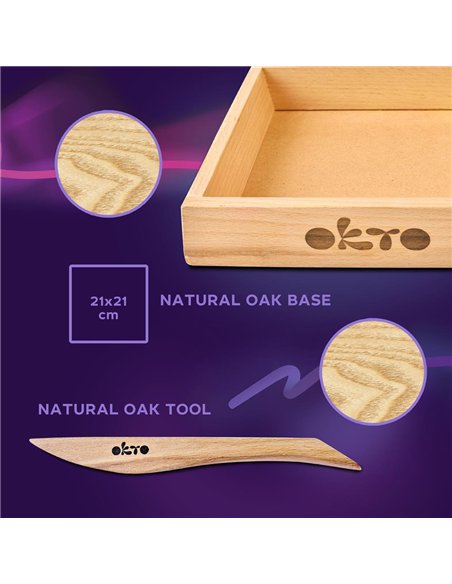 OKTO Art Sensoriel WOOD&CRAFT: FLEURS - INSPIRATION