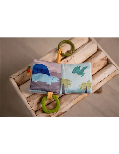 Livre Tissu bébé - Les Amis Dinos - little big friends