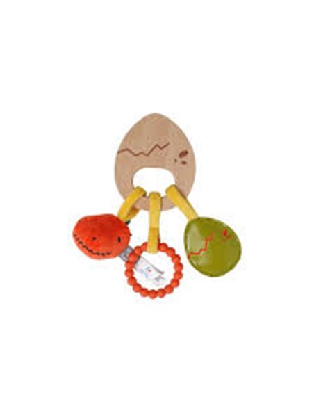 Hochet en bois - Les Amis Dinos - little big friends