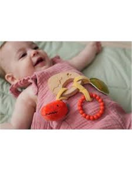 Hochet en bois - Les Amis Dinos - little big friends