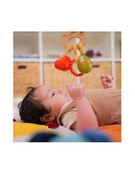 Hochet en bois - Les Amis Dinos - little big friends
