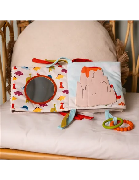 Livre d'éveil 2 en 1 - Les Amis Dinos - little big friends