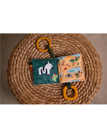 Livre Tissu bébé - Jungle - little big friends