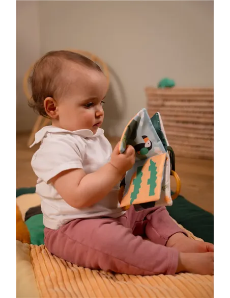 Livre Tissu bébé - Jungle - little big friends
