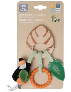 Hochet en bois - Jungle - little big friends 2