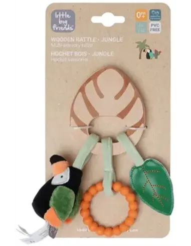 Hochet en bois - Jungle - little big friends