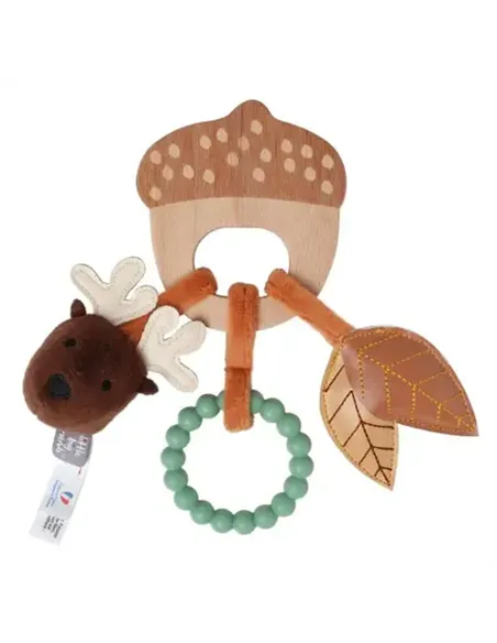 Hochet en bois - Forêt - little big friends