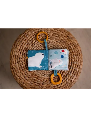 Livre Tissu bébé - Océan - little big friends