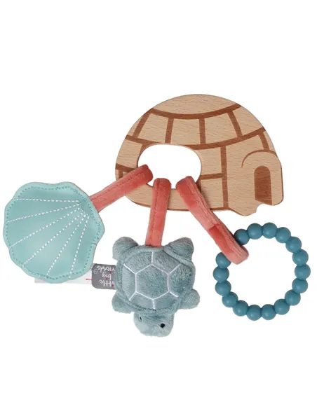Hochet en bois - Ocean - little big friends