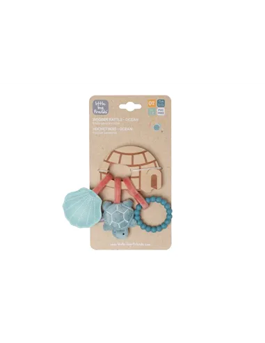 Hochet en bois - Ocean - little big friends