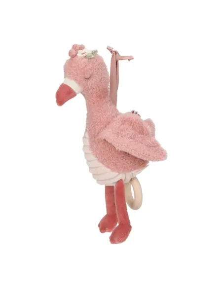Boîte à musique Flamant rose - Safari friends - little dutch