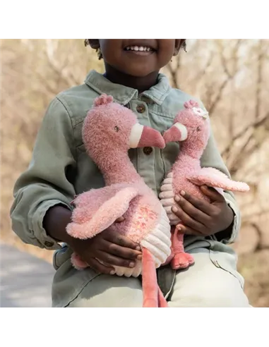 Peluche Flamant rose - 17 cm - little dutch
