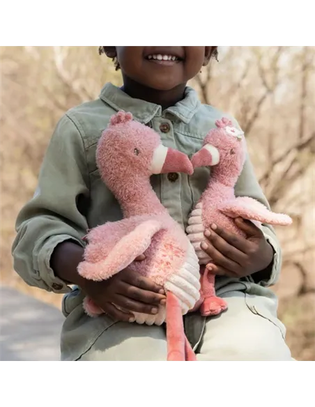 Peluche Flamant rose - 17 cm - little dutch