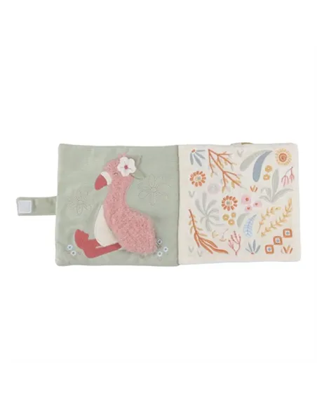 Livre tissu d'activités - Safari Friends - little dutch