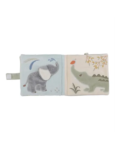 Livre tissu d'activités - Safari Friends - little dutch