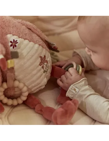 Peluche d'activités Flamant rose - Safari friends - little dutch