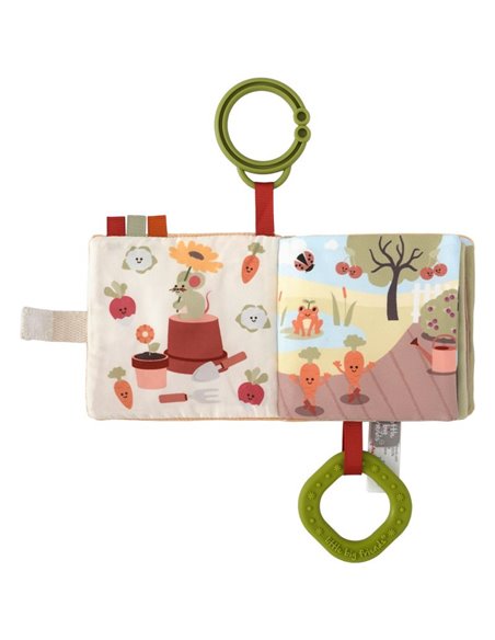 Livre Tissu Bébé - Potager - little big friends
