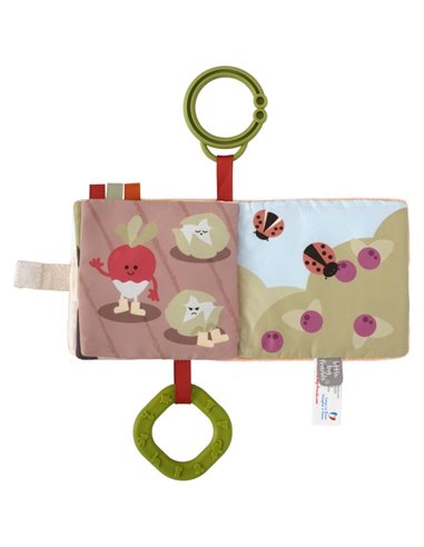 Livre Tissu Bébé - Potager - little big friends