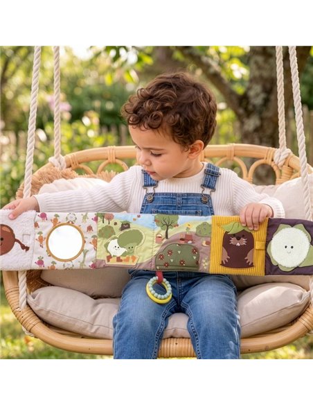 Livre d'éveil 2 en 1 - Potager - little big friends