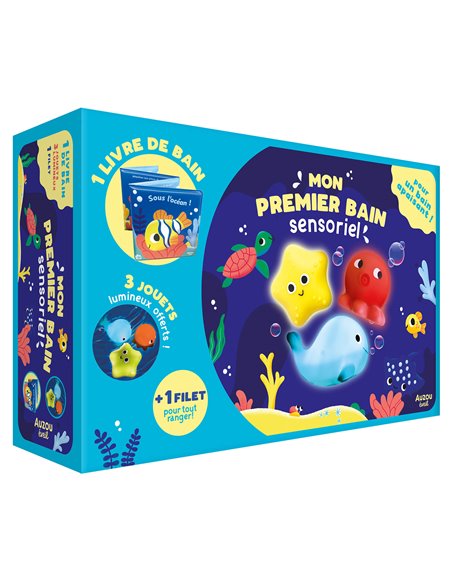 MON PREMIER LIVRE DE BAIN - MON COFFRET DE BAIN SENSORIEL - POUR UN BAIN APAISANT  - Auzou