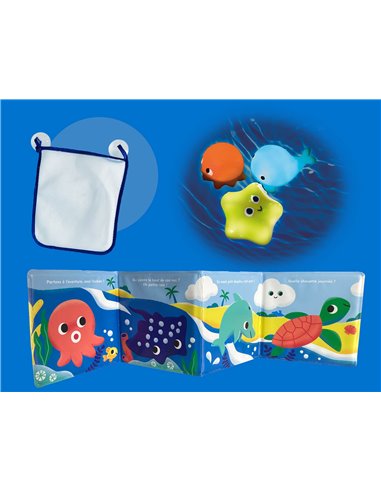 MON PREMIER LIVRE DE BAIN - MON COFFRET DE BAIN SENSORIEL - POUR UN BAIN APAISANT  - Auzou