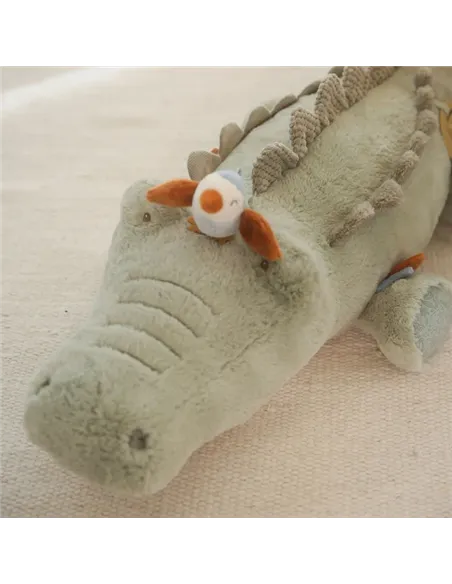 Peluche d'activités Crocodile - Safari Friends - little dutch