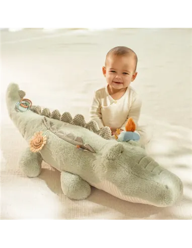 Peluche d'activités Crocodile - Safari Friends - little dutch