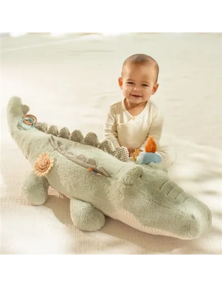 Peluche d'activités Crocodile - Safari Friends - little dutch