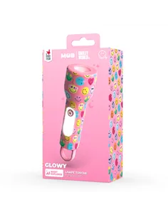 Lampe torche Smiley Glowy - rose - mobility on board 2