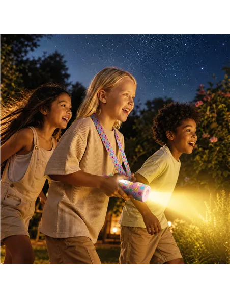 Lampe torche Smiley Glowy - rose - mobility on board