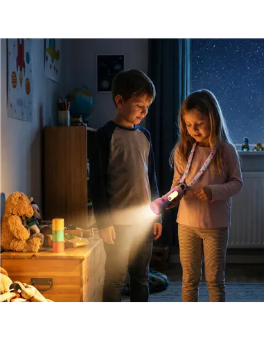 Lampe torche Smiley Glowy - rose - mobility on board
