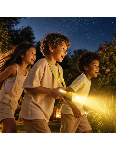 Lampe torche Smiley Glowy - jaune - mobility on board