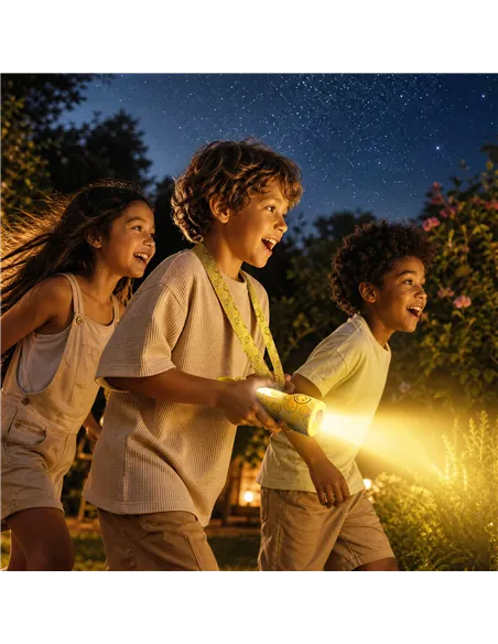 Lampe torche Smiley Glowy - jaune - mobility on board