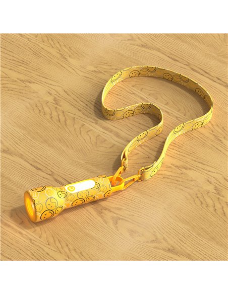 Lampe torche Smiley Glowy - jaune - mobility on board