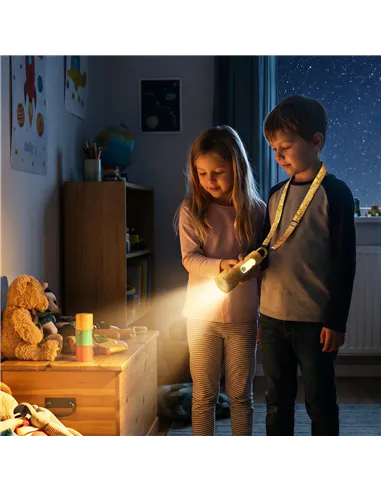 Lampe torche Smiley Glowy - jaune - mobility on board