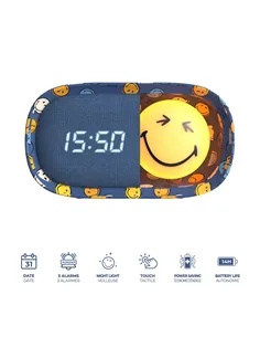 Réveil DREAMY CLOCK BLUE SMILEY - mobility on board 2