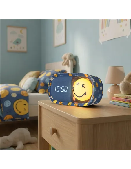 Réveil DREAMY CLOCK BLUE SMILEY - mobility on board