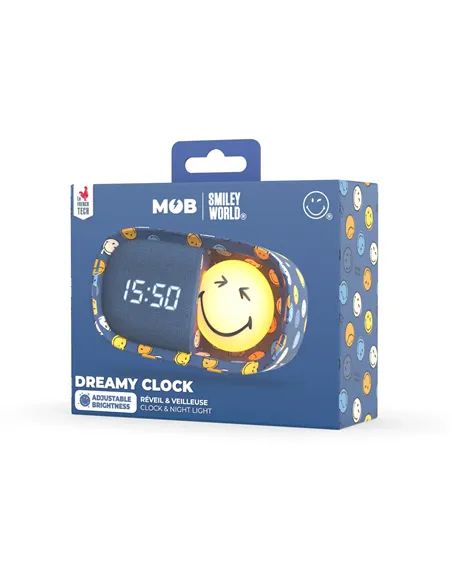 Réveil DREAMY CLOCK BLUE SMILEY - mobility on board