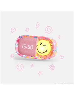 Réveil DREAMY CLOCK rose SMILEY - mobility on board