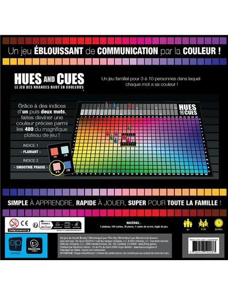 HUES AND CUES - le jeu des nuances haut en couleurs