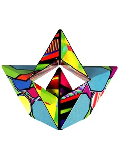 Shashibo KALEIDO - Cube magnétique transformable - Fun In Motion Toys - 8 ans + 2