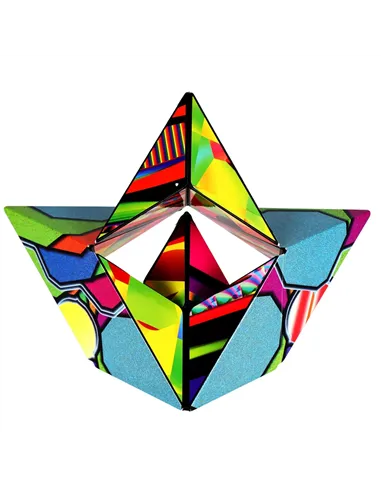 Shashibo KALEIDO - Cube magnétique transformable - Fun In Motion Toys - 8 ans +